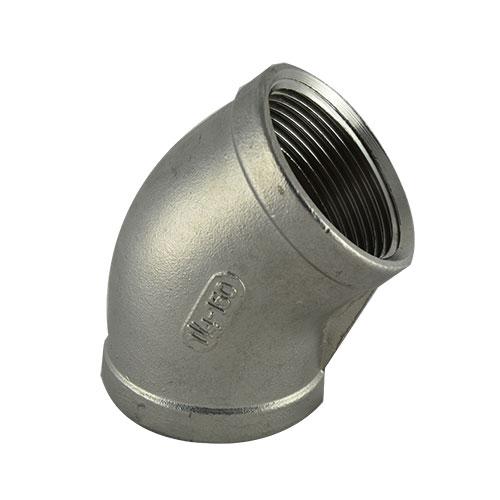 Paslanmaz Dişli Dirsek (45 derece)