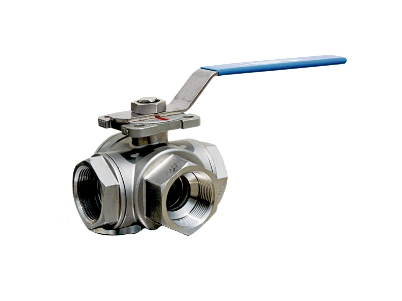 Paslanmaz Üç Yollu Küresel Vana