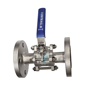 Paslanmaz 3 Parçalı Flanşlı Vana